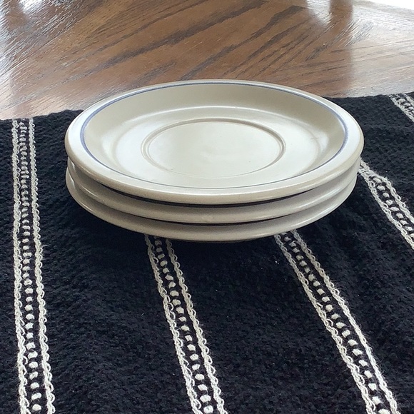 PFALTZGRAFF | Set of 3 Vtg Blue Trim Appetizer Plates - Picture 3 of 8